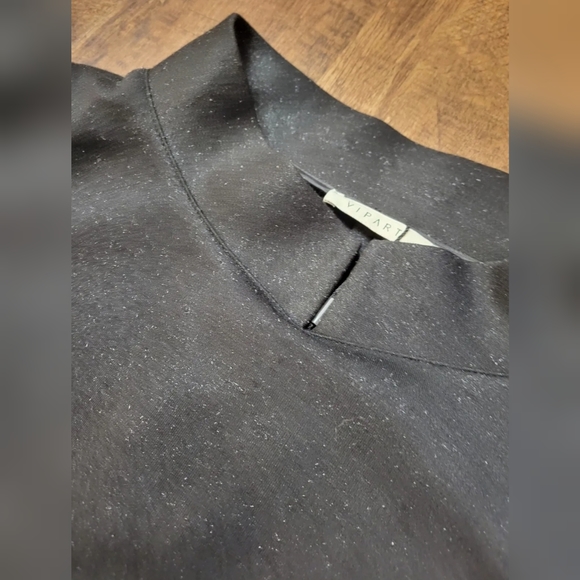 Vipart drop waist pleated high neck dress - Picture 4 of 14